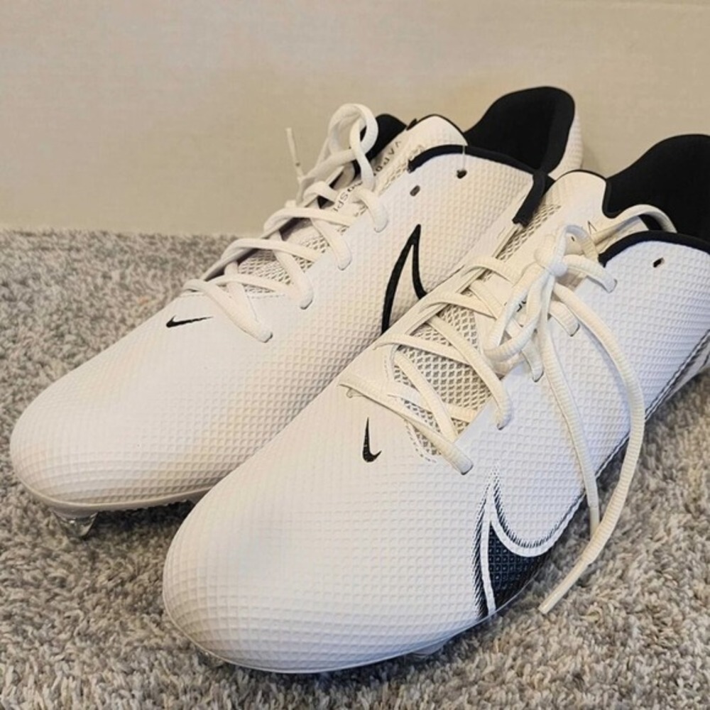 Nike Vapor Edge Speed 360 Detachable Football Cleats Men 14 White CZ5575-100 NEW